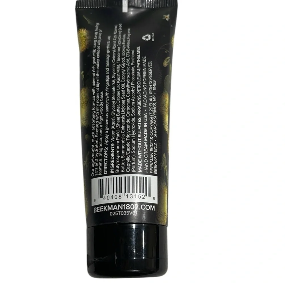 New Beekman 1802 Goat Milk Hand Cream 3.4 fl.oz Morning Mist